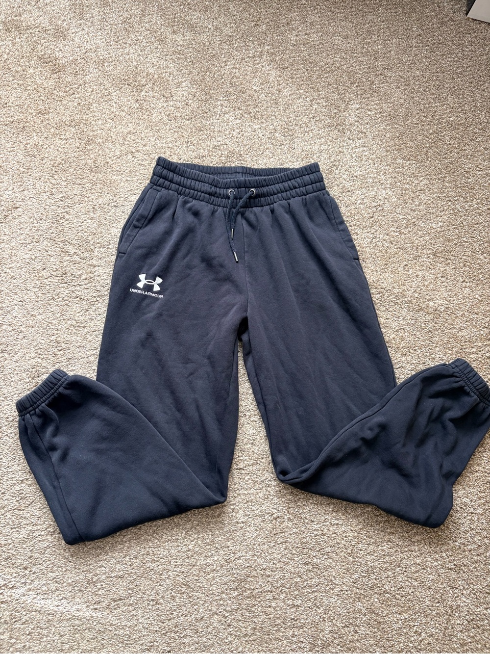 Under Armour Black Women's Jogger Track Pants with Logo